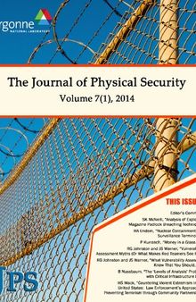 The Journal of Physical Security Volume 7 Issue 1 - JPS 7(1)