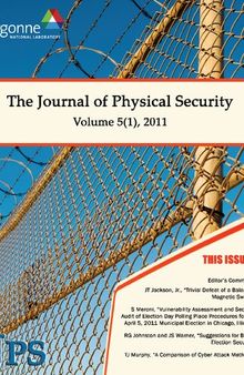 The Journal of Physical Security Volume 5 Issue 1 - JPS 5(1)