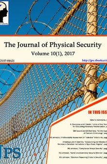 The Journal of Physical Security Volume 10 Issue 1 - JPS 10(1)