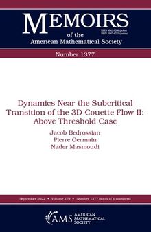 Dynamics Near the Subcritical Transition of the 3D Couette Flow: Above Threshold Case