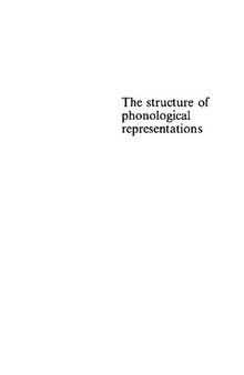 The Structure of Phonological Representations
