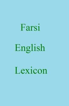 Farsi English Lexicon