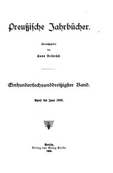 Preußische Jahrbücher