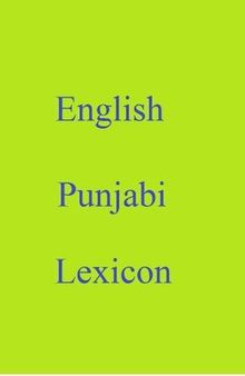English Punjabi Lexicon