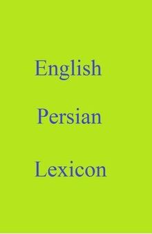 English Persian Lexicon