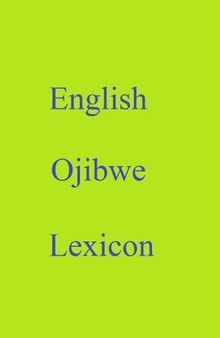 English Ojibwe Lexicon