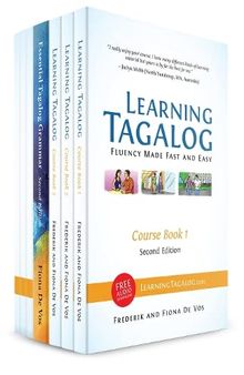 Learning Tagalog - Fluency Made Fast and Easy - Course Print Edition (7-Book Set) Color + Free Audio Download