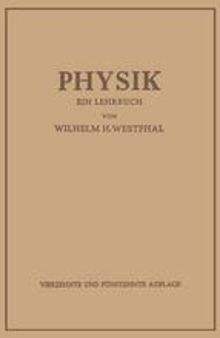 Physik: Ein Lehrbuch