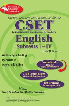 CSET: English Subtests I-IV