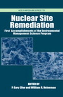 Nuclear Site Remediation. First Accomplishments of the Environmental Management Science Program