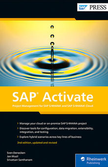 SAP Activate: Project Management for SAP S/4HANA and SAP S/4HANA Cloud