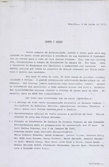 Carta à nação