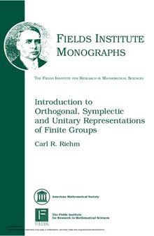 Introduction to Orthogonal, Symplectic and Unitary Representations of Finite Groups