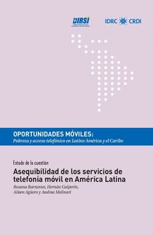 Asequibilidad de los Servicios de Telefonía Móvil en América Latina. Estado de la cuestión