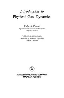 Introduction To Physical Gas Dynamics