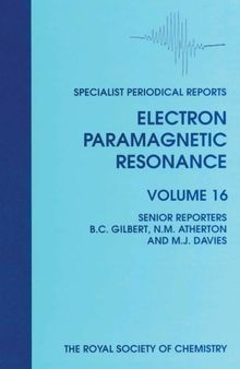 Electron Paramagnetic Resonance Vol. 16