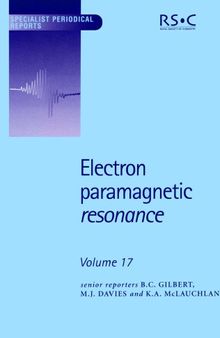 Electron Paramagnetic Resonance Volume 17