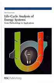 Life-cycle analysis of energy systems : from methodology to applications