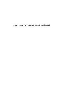 The Thirty Years War, 1618-1648