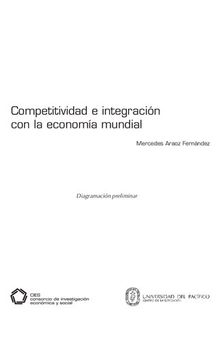 Competitividad e integración con la economía mundial