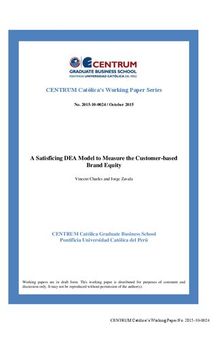 A Satisficing DEA Model to Measure the Customer-based Brand Equity