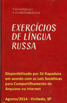 Exercícios de língua russa