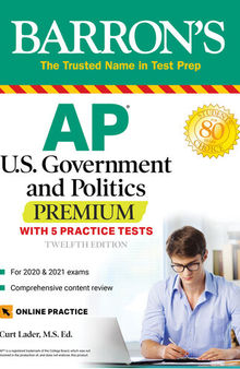 AP US Government and Politics Premium: With 5 Practice Tests