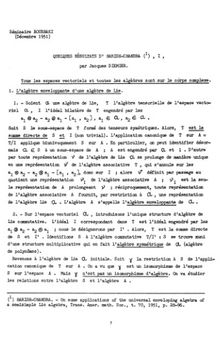 Séminaire Bourbaki, Vol. 2, 1951-1954, Exp. 50-100