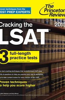 Cracking the LSAT with 3 Practice Tests, 2015 Edition