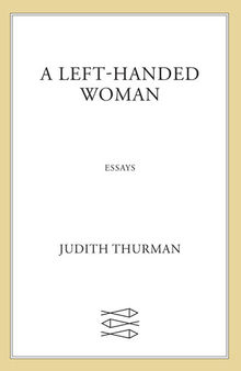 A Left-Handed Woman: Essays