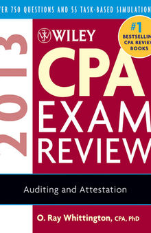 Wiley CPA Exam Review 2013, Auditing and Attestation