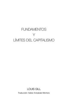 Fundamentos y límites del capitalismo