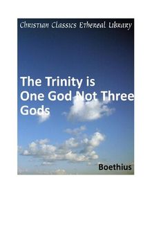 The Trinity is One God Not Three Gods