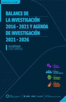Perú: Balance de la investigación 2016-2021 y agenda de investigación 2021-2026