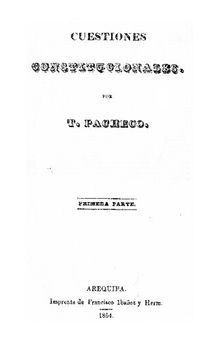 Cuestiones constitucionales (Perú)