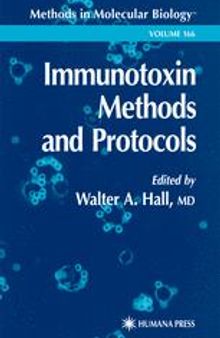 Immunotoxin Methods and Protocols