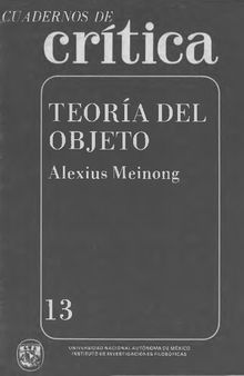 Teoria Del Objeto