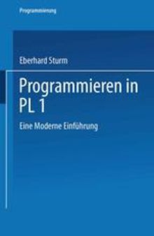 Programmieren in PL/I: Eine Moderne Einführung