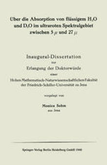 Über die Absorption von flüssigem H2O und D2O im ultraroten Spektralgebiet zwischen 5 µ und 27 µ 