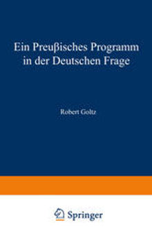 Ein Preußisches Programm in der deutschen Frage