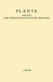 Planta: Archiv für Wissenschaftliche Botanik