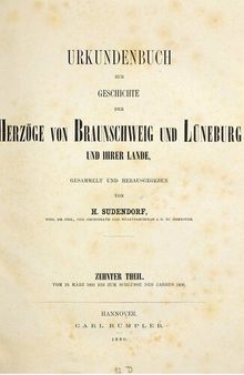 Urkundenbuch zur Geschichte der Herzöge von Braunschweig und Lüneburg und ihrer Lande / Vom 18. März 1405 bis zum Schlusse des Jahres 1406