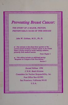 Preventing Breast Cancer: The Story of a Major, Proven, Preventable Cause of This Disease