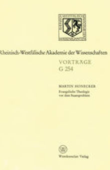 Evangelische Theologie vor dem Staatsproblem: 256. Sitzung am 18. März 1981 in Düsseldorf