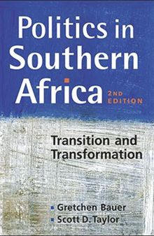 Politics in Southern Africa: Transition and Transformation