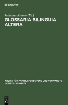 Glossaria bilinguia altera: (C.Gloss. Biling. II)