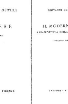 Il modernismo e i rapporti fra religione e filosofia