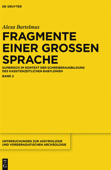 Fragmente einer großen Sprache: Fragmente Einer Grosen Sprache Band 2