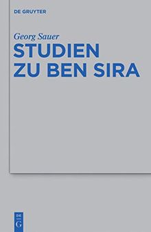 Studien zu Ben Sira