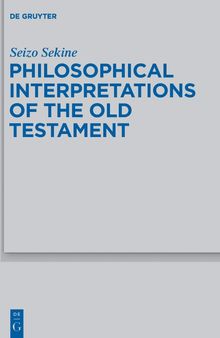 Philosophical Interpretations of the Old Testament